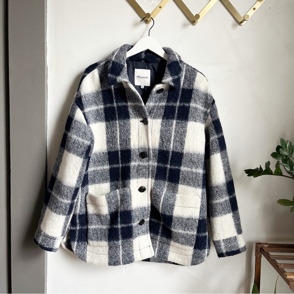 Madewell Walton Shirt-Jacket in Colleton Plaid